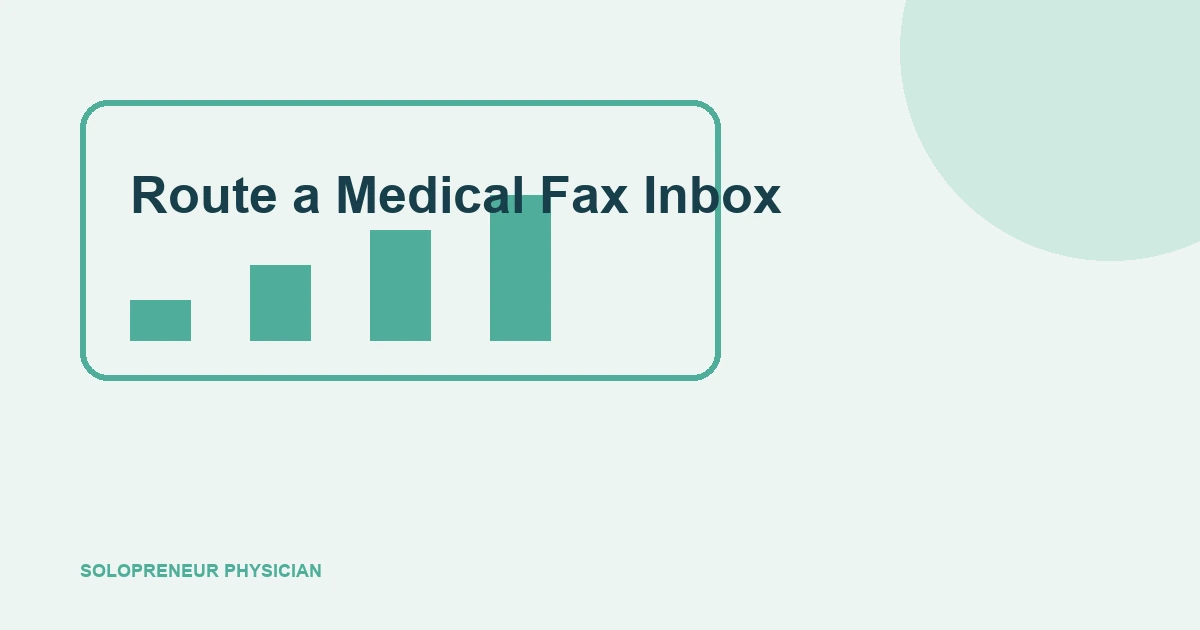 Route a Medical Fax Inbox: patient communication illustration