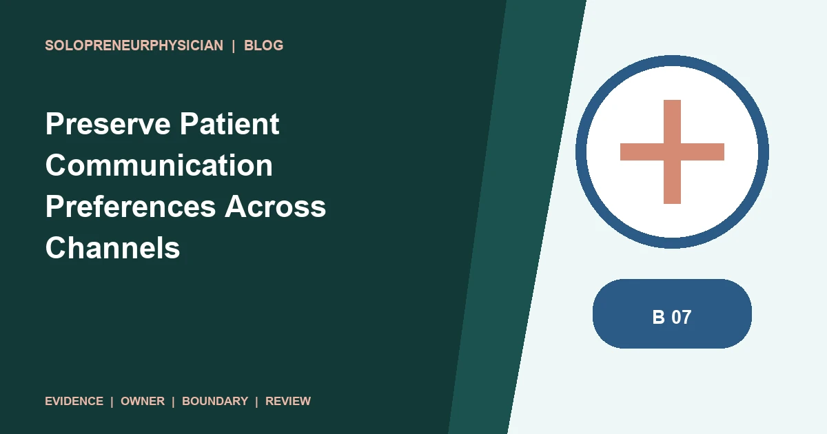 Preserve Patient Communication Preferences Across Channels: patient communication illustration
